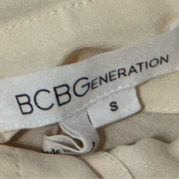 NEW BCBG Generation Short Ruffle Dress In Light Pink - Size Small - Picture 5 of 6